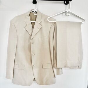 Vintage Linen Blend Suit